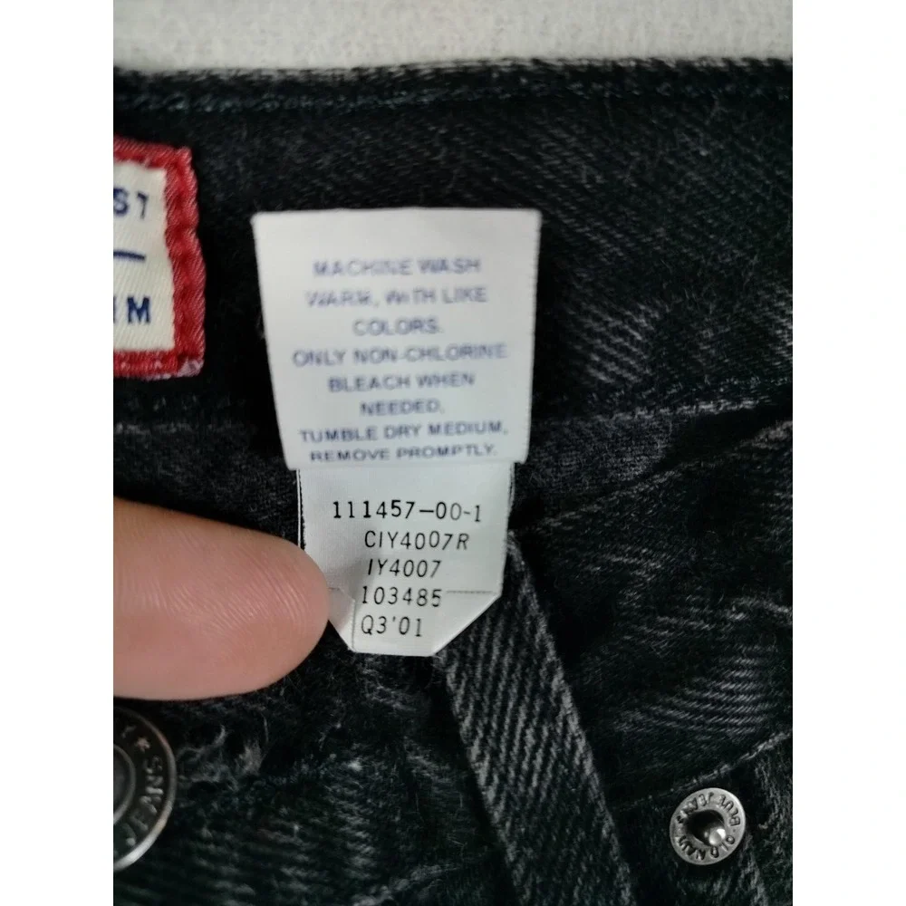 Vintage Old Navy Jeans Boys 12 Gray‎ Straight Leg Denim Regular Fit Y2K 2001